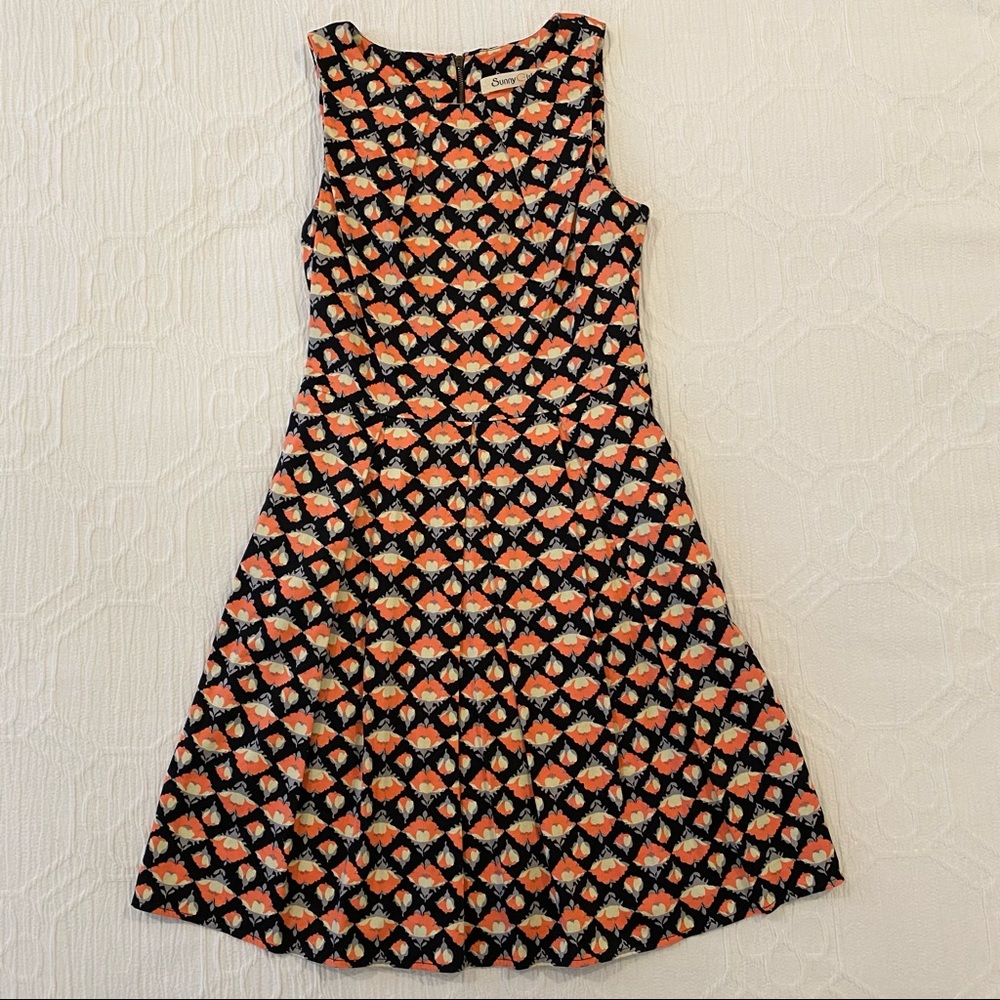 ModCloth Retro-Inspired Patterned Dress
